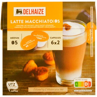 Delhaize | Cafea Latte Machiato 05, 6x2 capsule