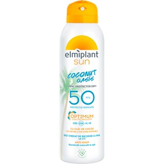 Elmiplant | Sun | Spray protectie solara Coconut Oasis SPF 50 150ml