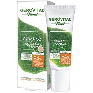 Gerovital | Plant | Crema CC Mediu matifianta Microbiom Protect 30ml