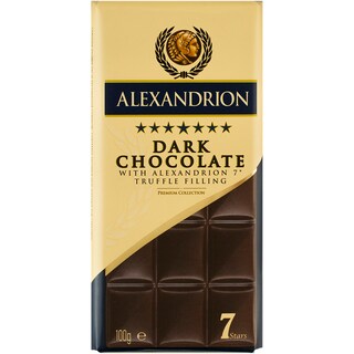 Alexandrion | Tableta de ciocolata cu alcool,7 stele 100g