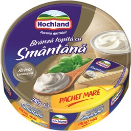 Hochland | Branza topita cu smantana Pachet mare 280g
