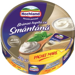 Hochland | Branza topita cu smantana Pachet mare 280g