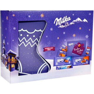 Milka | Ciocolata Pachet include cutie metalica 457g