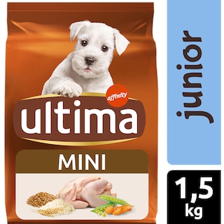 Ultima | Mini | Hrana uscata cu pui pentru caini mini junior 1.5kg