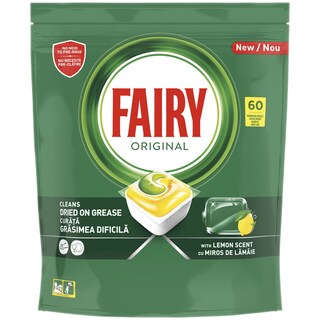 Fairy | Detergent de vase capsule All in One 60 bucati