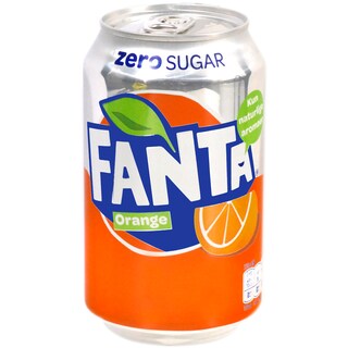 Fanta | Bautura racoritoare carbogazoasa cu suc de portocale si indulcitori 0.33l