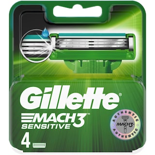 Gillette | Mach3 | Rezerve pentru aparatul de ras Sensitive 4 bucati