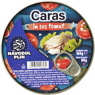 Navodul Plin | Caras in sos tomat 160g