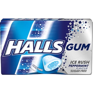 Halls | Guma de mestecat cu aroma de menta 18g
