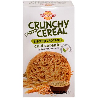 Violanta | Biscuiti crocanti cu 4 cereale 150g