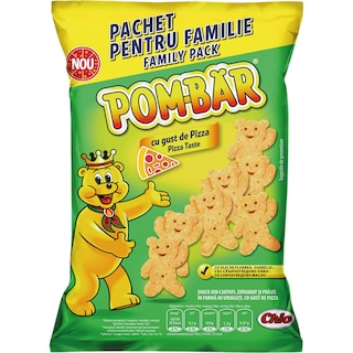 Pom-Bar | Snack cu gust de pizza Family 65g