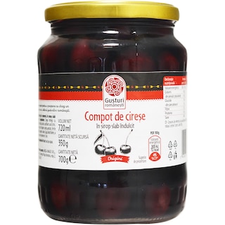 Gusturi romanesti | Compot de cirese 700g