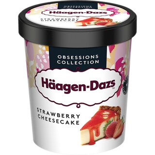 Haagen-Dazs | Inghetata cheesecake cu sos de capsuni si biscuiti 400g