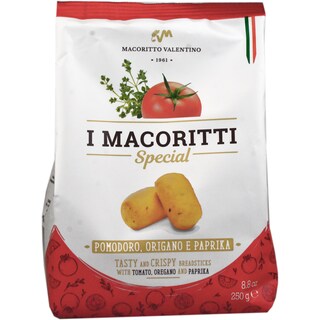 Macoritti | Grisine cu rosii, oregano si boia de ardei 250g