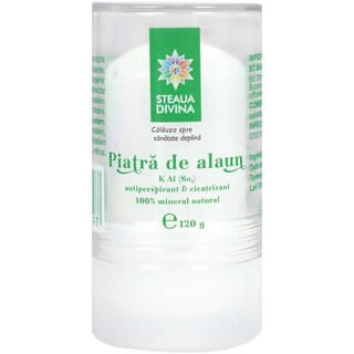 Steaua Divina | Piatra de alaun antiperspirant & cicatrizant 120g