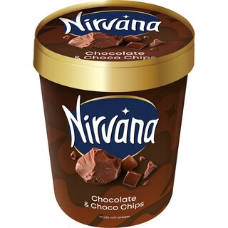 Nirvana | Inghetata Chocolate & Choco Chips 365g
