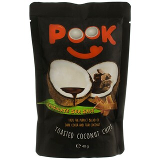 Pook | Chips de cocos cu ciocolata si sare 40g