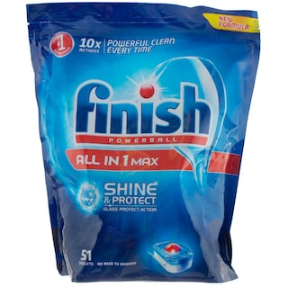Finish | All in one | Detergent pentru masina de spalat vase Regular 51 tablete