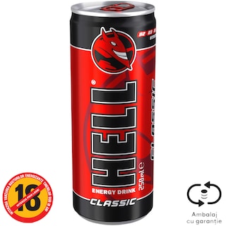 Hell | Energy Drink | Bautura energizanta Classic 250ml