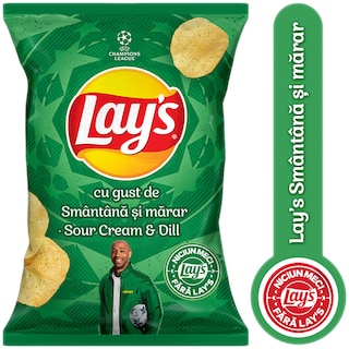 Lay's | Chips cu gust de smantana si marar 125g