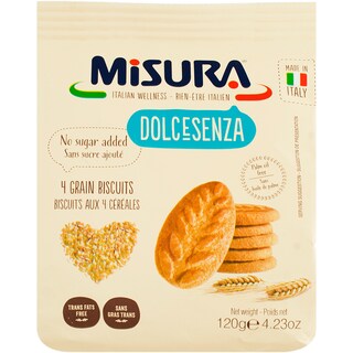 Misura | Biscuiti fara zahar din cereale 120g