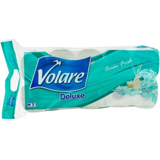 Volare | Hartie igienica Ocean Fresh 10 role cu 3 straturi