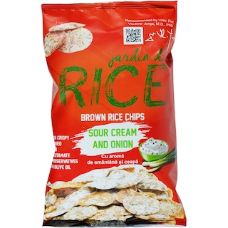 Jardin du rice | Chips orez cu smnatana si ceapa 50g