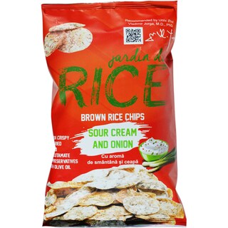 Jardin du rice | Chips orez cu smnatana si ceapa 50g