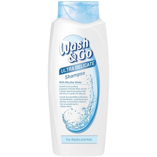 Wash&Go | Sampon ultra delicat cu apa micelara 400ml
