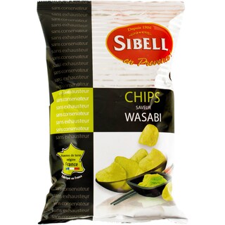 Sibell | Chips cu aroma de wasabi 100g