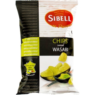 Sibell | Chips cu aroma de wasabi 100g
