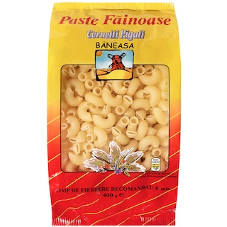 Baneasa | Paste fainoase Cornetti Rigati fara ou 400g