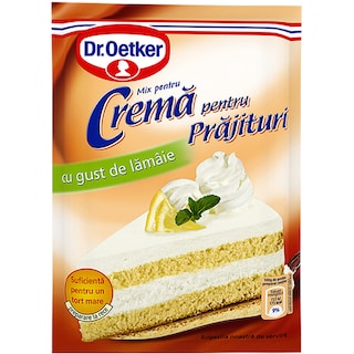 Dr. Oetker | Crema pentru prajituri cu gust de lamaie 50g