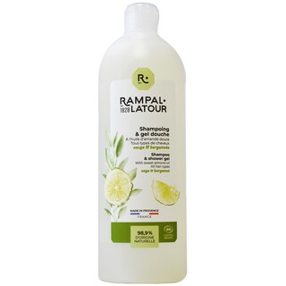 Gel de dus si sampon bio cu salvie si bergamota 1L