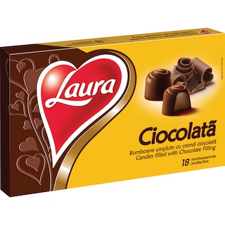 Laura | Bomboane cu lapte si crema de ciocolata 140g