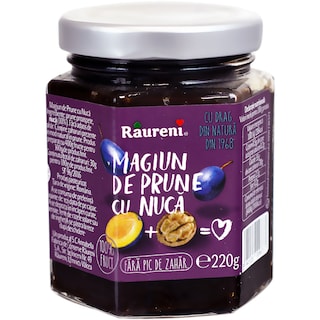 Raureni | Magiun de prune cu nuca 220g