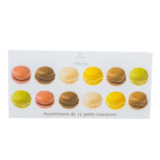 Chateau Blanc | Mini Macarons asortate 12 bucati 12x12g