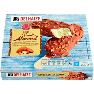 Delhaize | Inghetata Giant cu aroma de vanilie si migdale 3x120ml