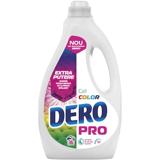 Dero | Detergent Gel Color Pro, 36 de spalari 1.8L