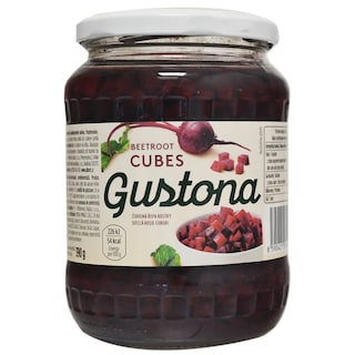 Gustona | Sfecla rosie cuburi 670g