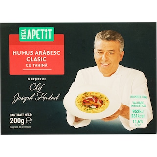 Mega Apetit | Humus arabesc clasic cu tahina 200g