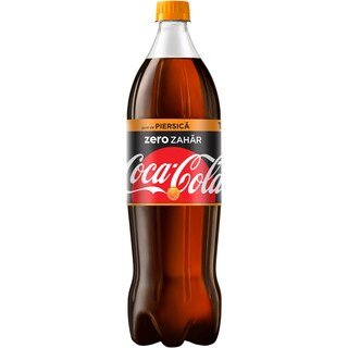 Coca-Cola | Zero bautura racoritoare carbogazoasa cu aroma de piersica 1.25L