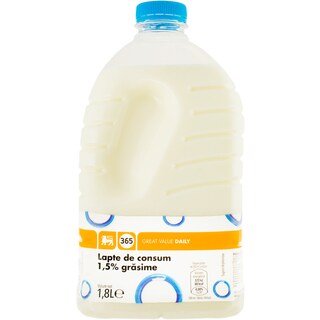 365 | Lapte de consum cu 1.5% grasime 1.8l