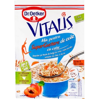 Dr. Oetker | Vitalis | SuperGustare de ovaz cu caise 57g