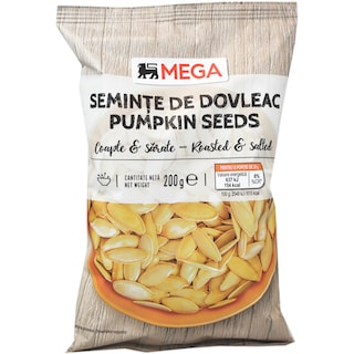 MEGA | Seminte de dovleac coapte si sarate 200g