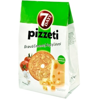 7Days | Pizzeti | Snack cu branza, rosii si usturoi  80g