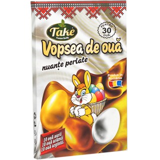 Take | Vopsea de oua nuante perlate, 30 oua