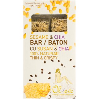 Ol'eve | Baton cu susan si chia 70g