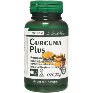 Pro Natura | Curcuma Plus, 60 capsule