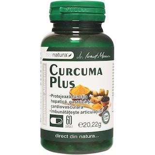 Pro Natura | Curcuma Plus, 60 capsule